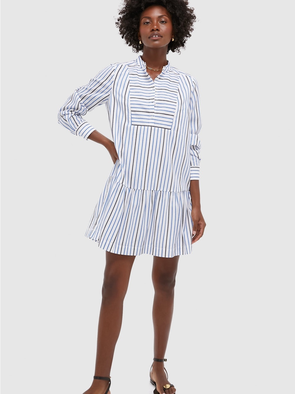 Tuckernuck High Tide Jacquard Rope Stripe Brewster Dress. Size Large